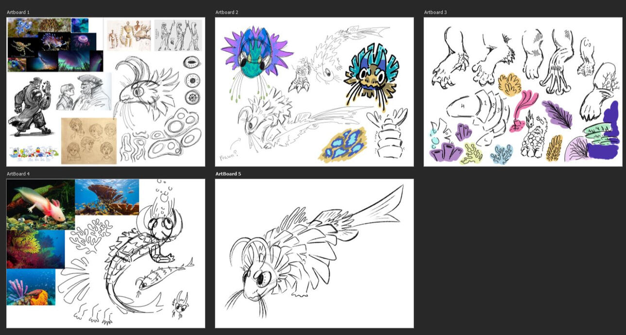 Character design work