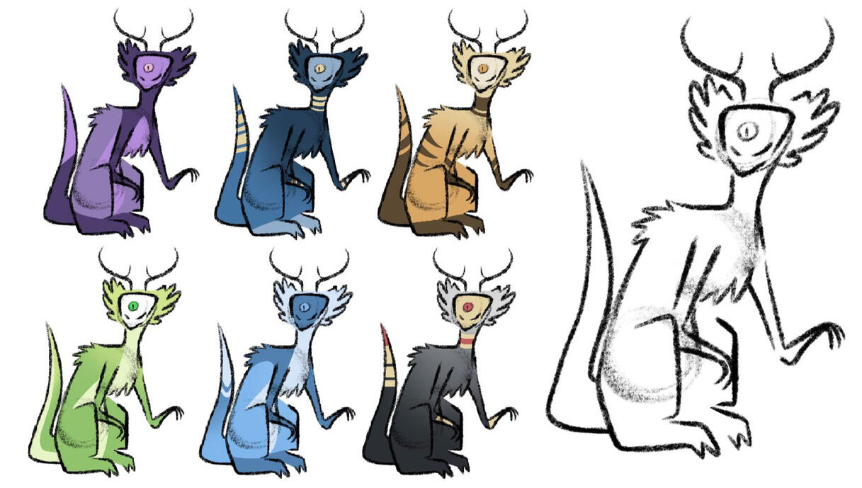Colour design tests