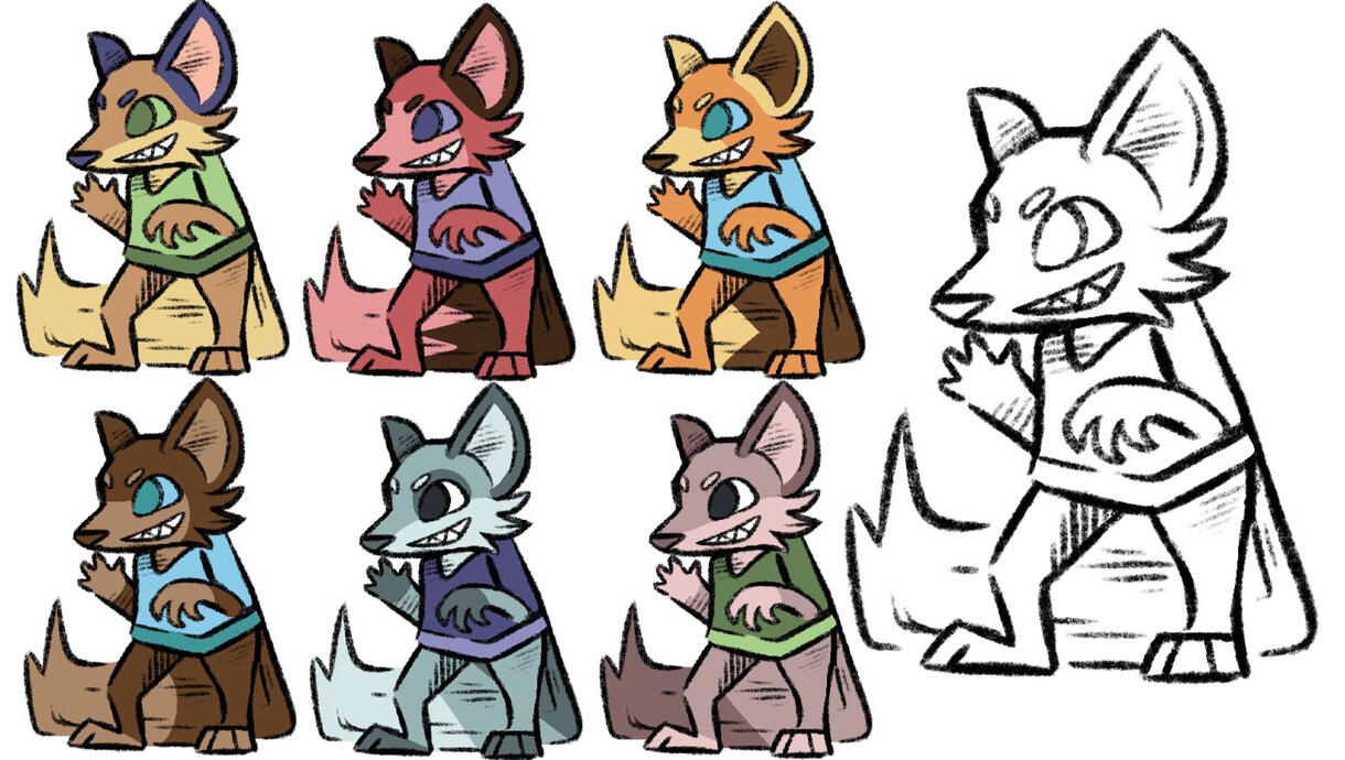 Fox colour test